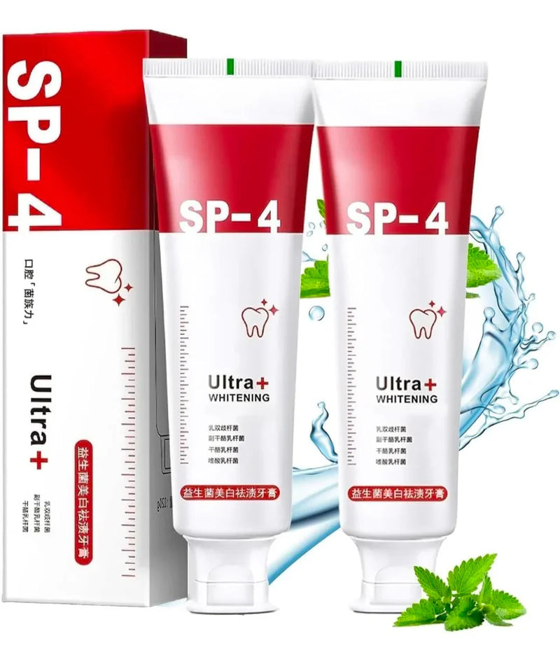 BrightenUp™ - SP-4 Ultra+ Teeth Whitening Toothpaste ✨🦷 (Buy 1 Get 1 Free 🔥🔥)